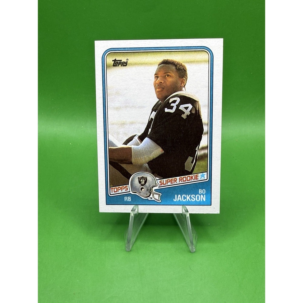 Topps 1988 Bo Jackson #327 Rookie Base Set Los Angeles Raiders NFL Card